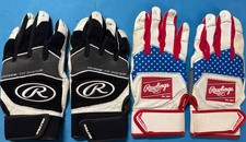 (2) Paire de gants de frappe Rawlings taille XL neufs avec étiquettes baseball/softball