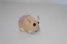 Zhu Zhu Babies Flocked Baby Hamster Only 2009 Cepia Butter Cheeks Well Loved