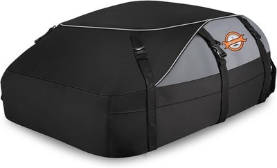 Rooftop Cargo Carrier Roof Bag, 20 Cubic feet Soft Waterproof Car Roof Bag fit C