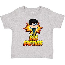 Inktastic Big Brother Superhero Toddler T-Shirt Comic Book Child Preschooler Kid