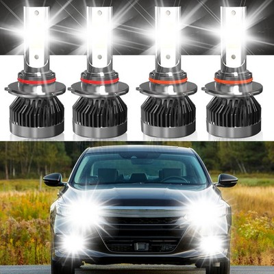 For Honda Accord 1990-2012 10000K LED Headlights Bulbs High/Low Lights