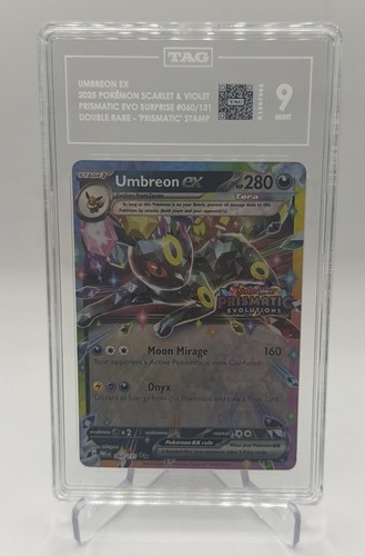 Umbreon ex graded TAG 9 for sale on eBay