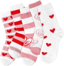 Valentines Day Gifts for Her Wife Fuzzy Socks Women Cozy Pink