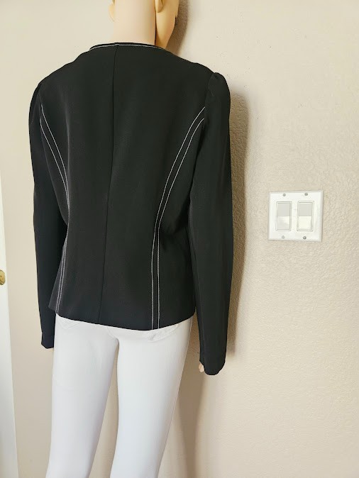 Ruby Rox Women’s Black Polyester Blend Blazer Lon… - image 6