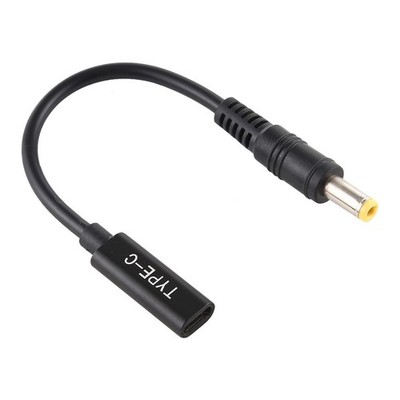 DP USB-C / Type-C a 5.5 x 2.5mm Cable de cargador de adaptador de corriente