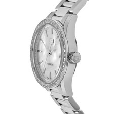 New Tag Heuer Carrera Quartz White Mother of Women's Watch WBK1316.BA0652 3