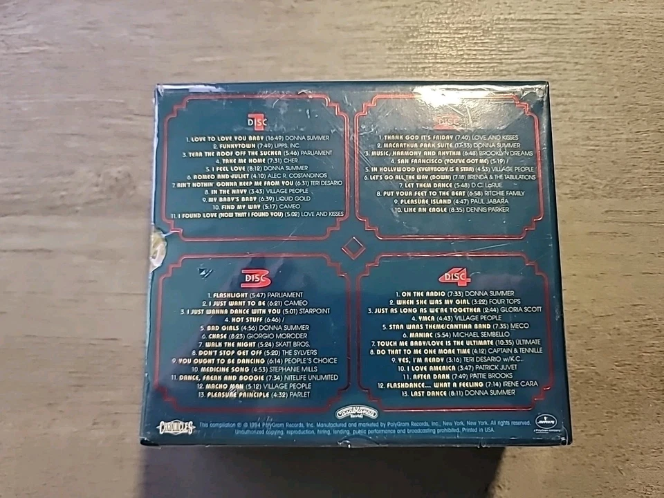 The Casablanca Records Story Deluxe Box Set (4XCDs 1994) + Booklet NEW/SEALED - Image 2 of 3