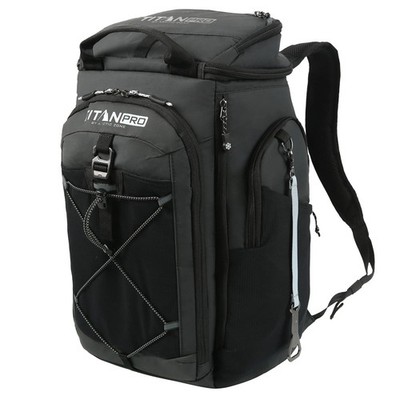 Titan PRO 26 Can Backpack Cooler, 2 Ice Walls,  Black, Green or Taupe, NEW