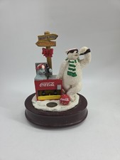 Coca Cola 1998 Polar Bear North Pole/Hollywood Heritage Collection Music Box***