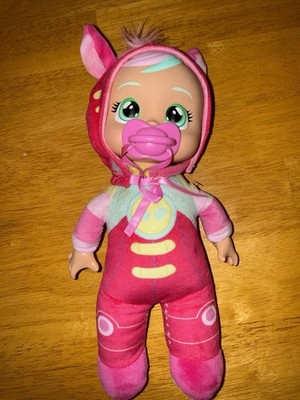IMC Toys Cry Babies Hannah 12 in Soft Body Doll, Blonde Hair Blue Eyes
