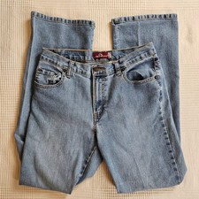Vintage Jordache Jeans Y2K Light Wash Bootcut Stretch Denim Women Waist 28"