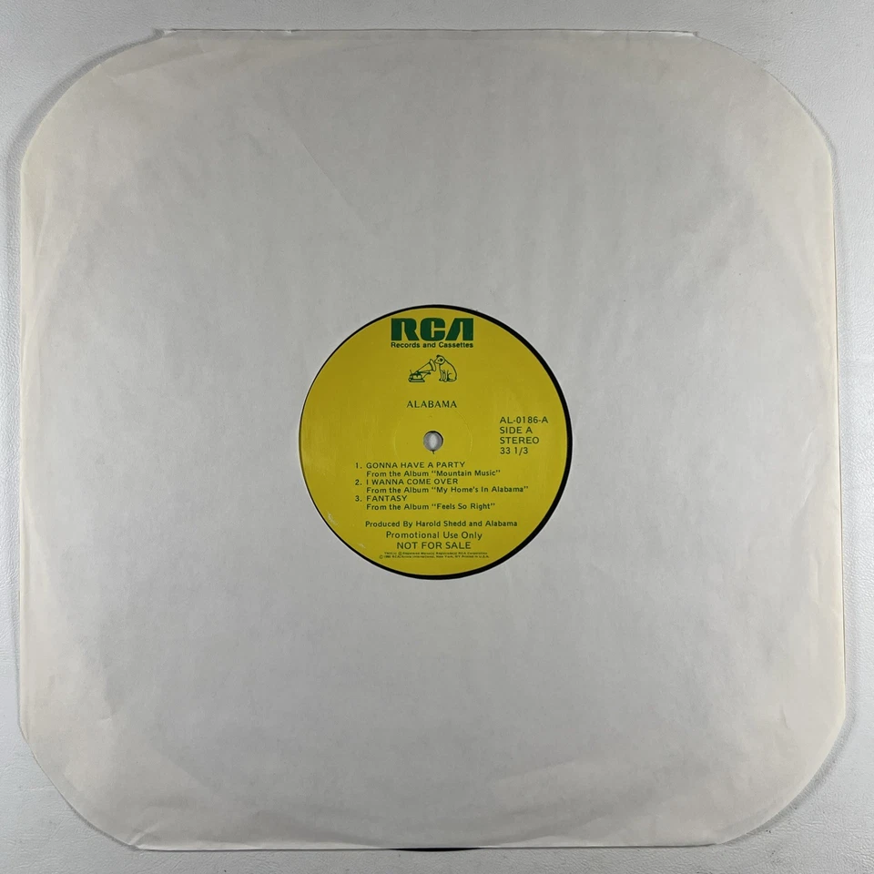 Alabama “Chevy Super Tour '86” LP/RCA (NM) 1985 Promo Rare - Image 3 of 4