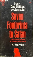 Seven Footprints to Satan by A. Merritt 1963 Avon G1192 Paperback