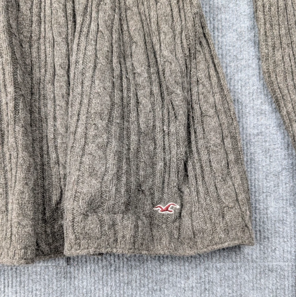 Suéter Babydoll Hollister Vintage Y2K Mujer Grande Tejido con Cable Bella Cisne Conejo Foto 3 de 4