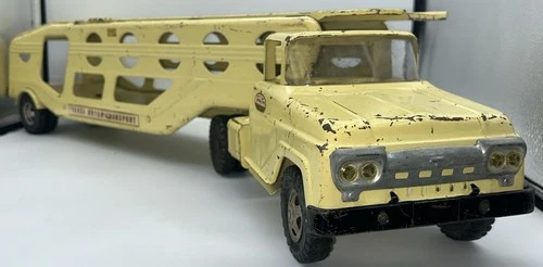 MTB-VINTAGE TONKA TOYS PRESSED STEEL CAR MOTOR TRANSPORT HAULER-MOUND MINN