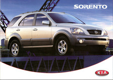 Kia Sorento 2003-2005 UK Markt Verkaufsprospekt 3.5 V6 & 2.5 CRDi XE & XS