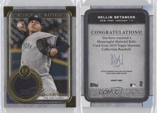 2019 Museum Collection Meaningful Material Relics Gold /25 Dellin Betances Patch