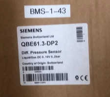 Differential Pressure Sensor QBE61.3-DP2 0-2bar