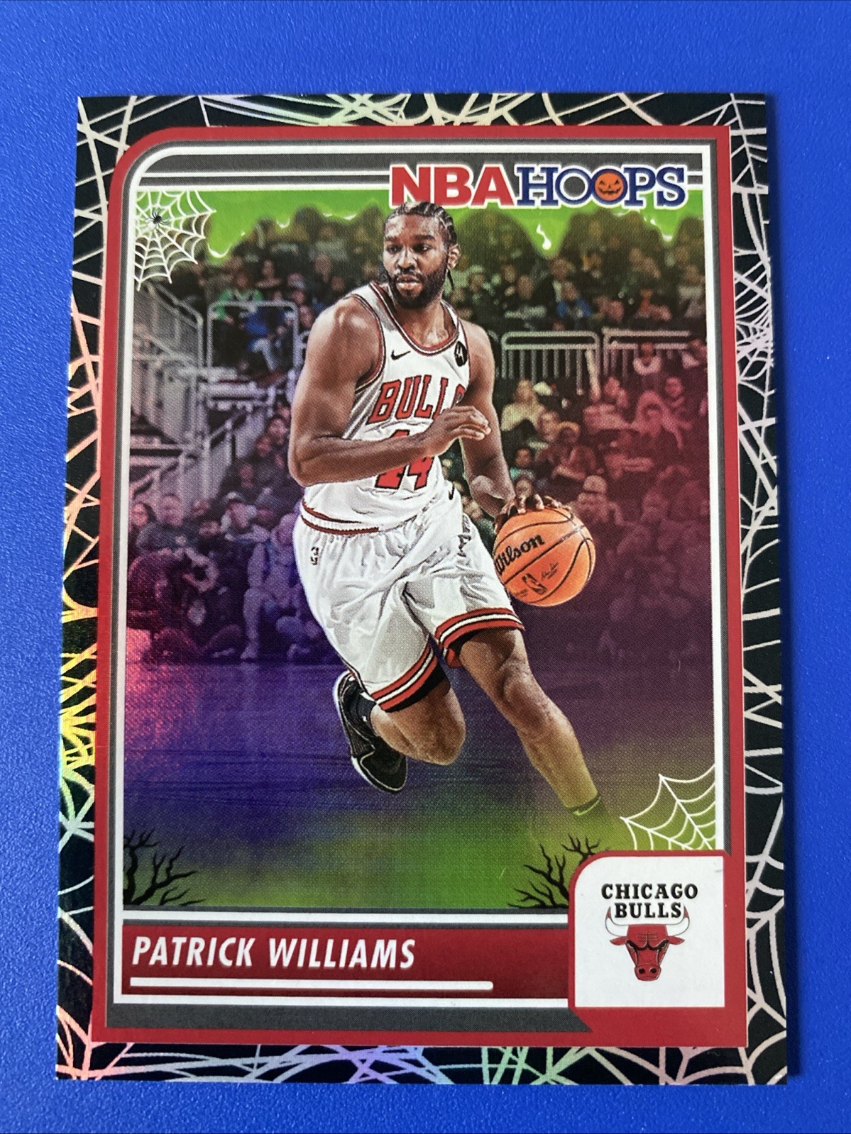 2023-24 Panini Haunted Hoops - Patrick Williams #273 Holo Webs