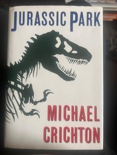 Michael Crichton Jurassic Park and Lost World. Both 1st/1st HC DJ FINE condition