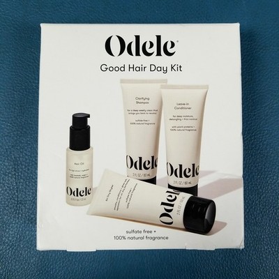 New - Odele 4pc Good Hair Day Kit Air Dry Styler Oil Shampoo Leave In