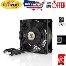 Heavy-Duty 120mm Muffin Fan with Dual-Ball Bearings - Ideal for Ventilation