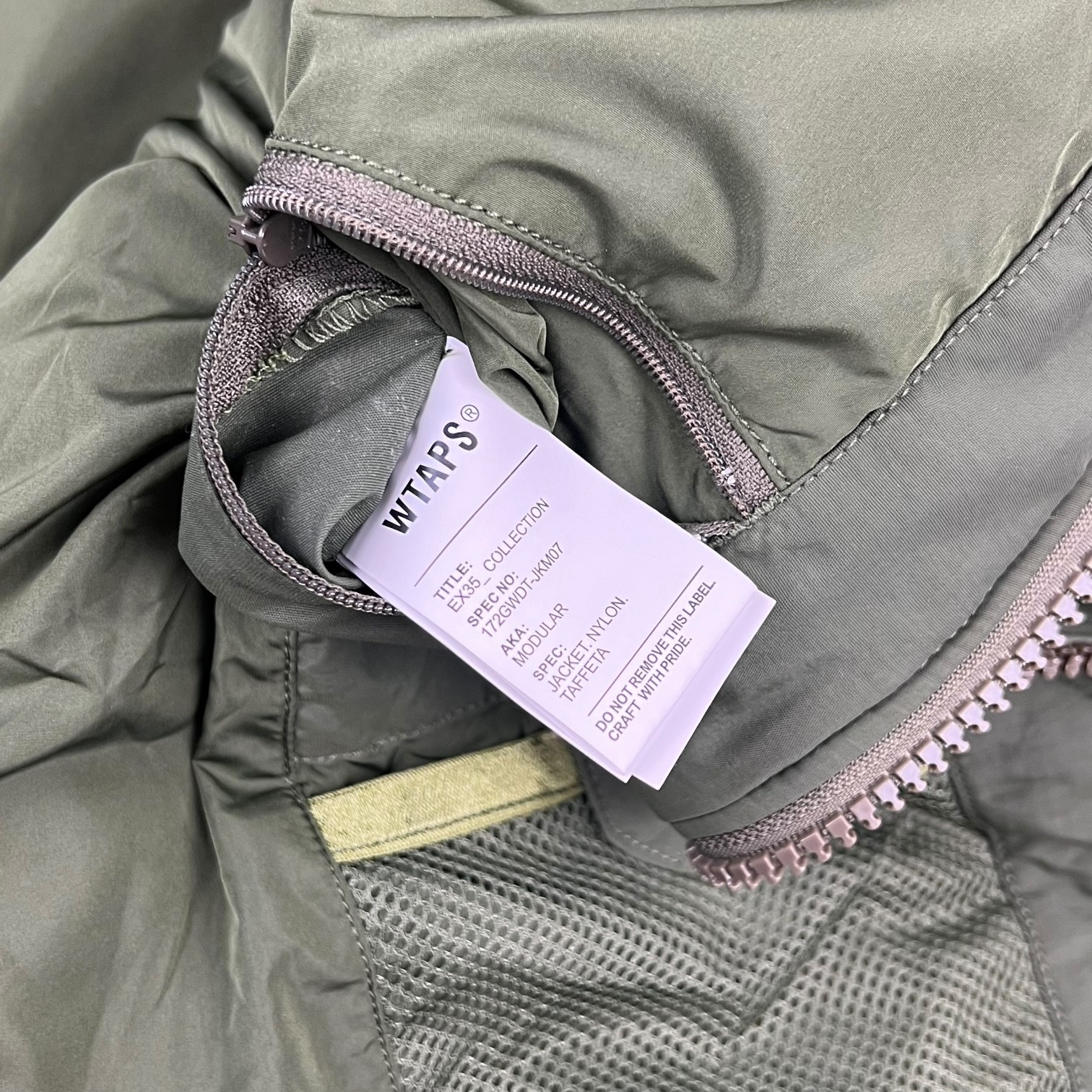 WTAPS ‘Modular' Technical Jacket Olive [AW 2017] … - image 13