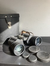 PRINZLUX 10 X 50 BINOCULARS WITH BLACK CASE Read All Info Please - Need Cleaning