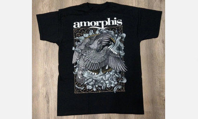 Collection AMORPHIS Band Album Heavy Cotton Black S-5XL T Shirt