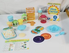 2021 Melissa Doug Mine to Love MEALTIME Doll Baby Food 22 piece Play Set