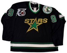 MIKE MODANO 1991-92 MINNESOTA NORTH STARS CCM NHL 75th Anniversary JERSEY XL