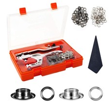 BESTNULE Grommet Tool Kit, Metal Eyelet Button with Hand Pressure Pliers, Gre...