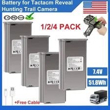 ✅2/4x Rechargeable Battery for Reveal Hunting Trail Camera X Gen 3.0,2.0,Pro 3.0