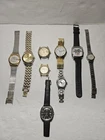 Vintage Men’s & Ladies Estate Junk Watch Lot Quartz Watches - SOLD AS IS