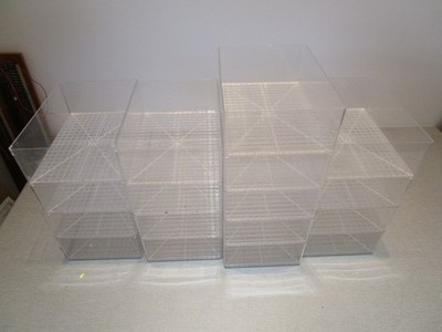 17x Minibox Aufbewahrungsbox durchsichtig L 21 cm x B 15,3 cm x H 6,5 cm