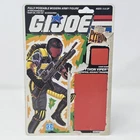 Python Viper 1988 Python Patrol G.I. Joe Full File Card Back Uncut Hasbro