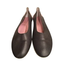 Arche Black Pink soft Leather Ballet Flats Size 40/9.5