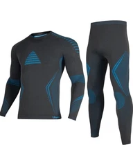 UNIQUEBELLA Mens Thermal Underwear Set Long Sleeve Tops Long Johns Thermal S