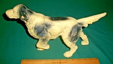 Heavy Vintage Cast Iron Doorstop Setter Pointer Bird Dog 10 lbs.
