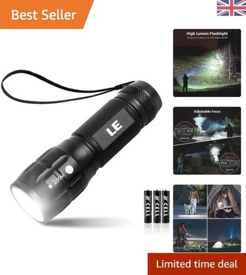 LE LED Taschenlampe batteriebetrieben, LE1000 superhelle Handtaschenlampe, verstellbar