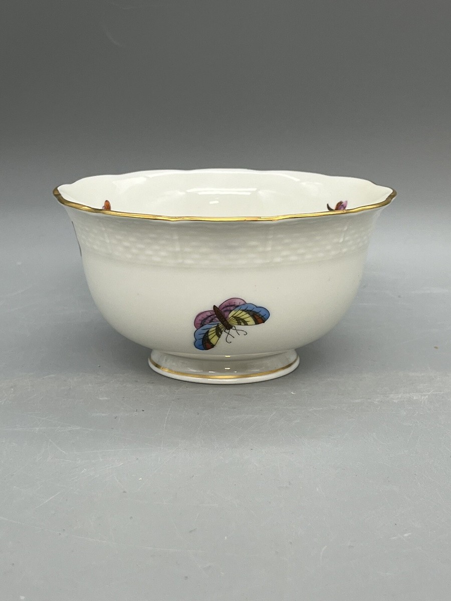 Herend Porcelain ROTHSCHILD BIRD 684 RO Open Sugar Bowl Hungarian
