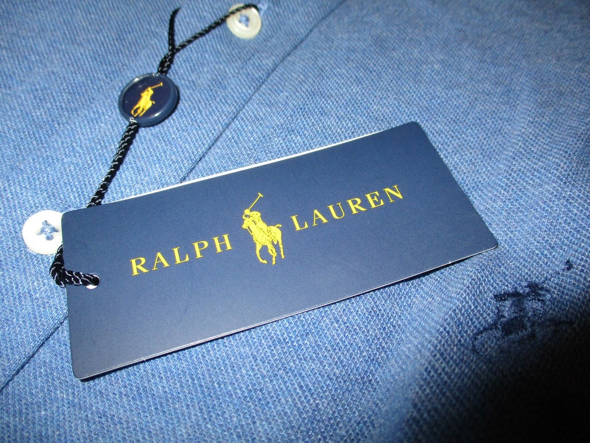 New Ralph Lauren Men's Shirt Authentic M Classic 1 LSL-KNT. Size
