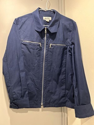 A.P.C. Veste Oahu Jacket Navy | eBay