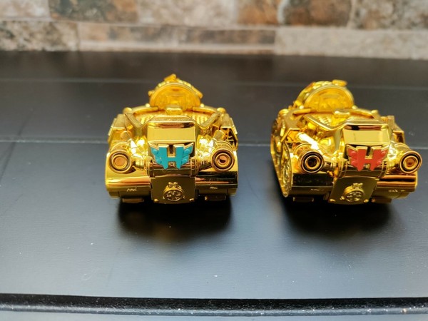 Juego De Vehiculos dorados superthings serie 7.H naranja y azul.Los dos