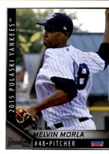 2015 Pulaski Yankees Choice #19 Melvin Morla Dominican Republic DR Baseball Card