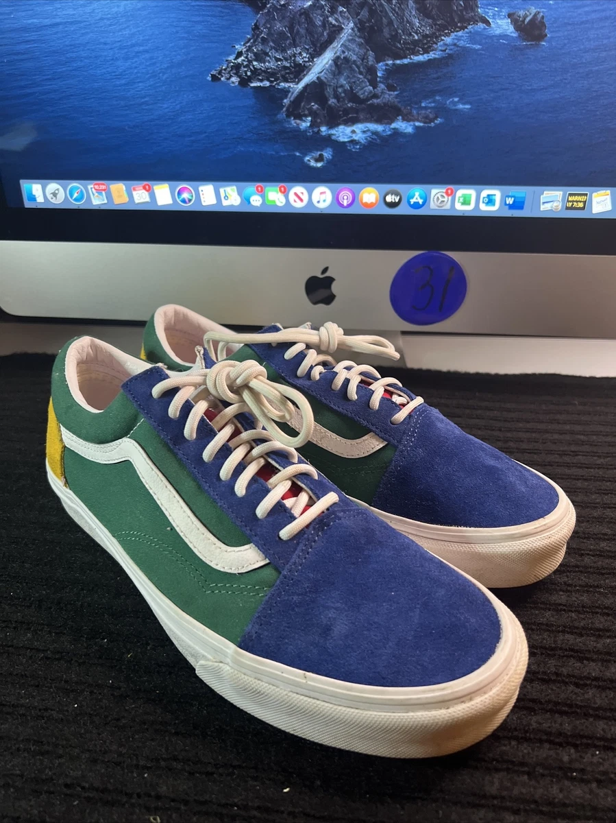 vans green yellow red