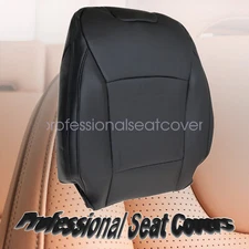 Driver Side Top Perforated Leather Seat Cover Black For 2015-2019 Subaru Outback