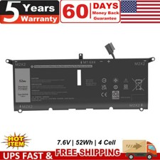 Replacement Battery For Dell XPS 13 9370 9380 / Latitude 3301 DXGH8 0DXGH8 52Wh
