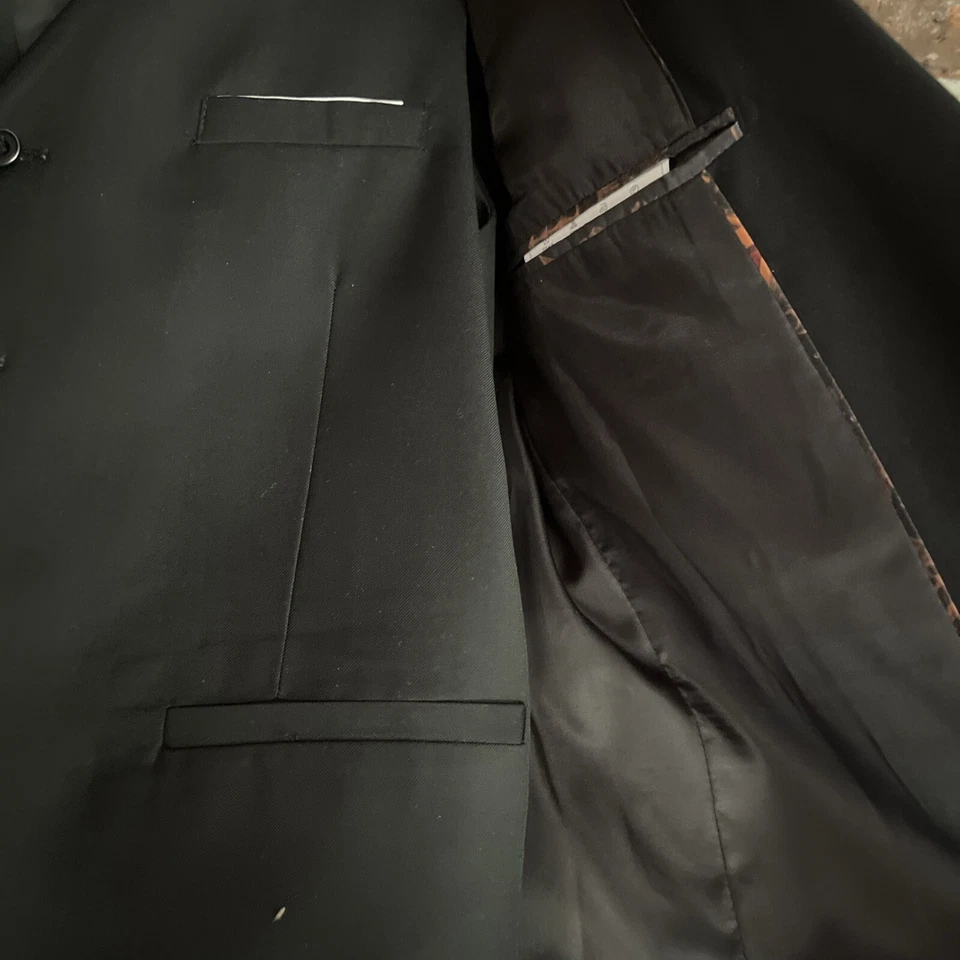 Suit Black Vest And Coat Set XS Foto 4 de 4