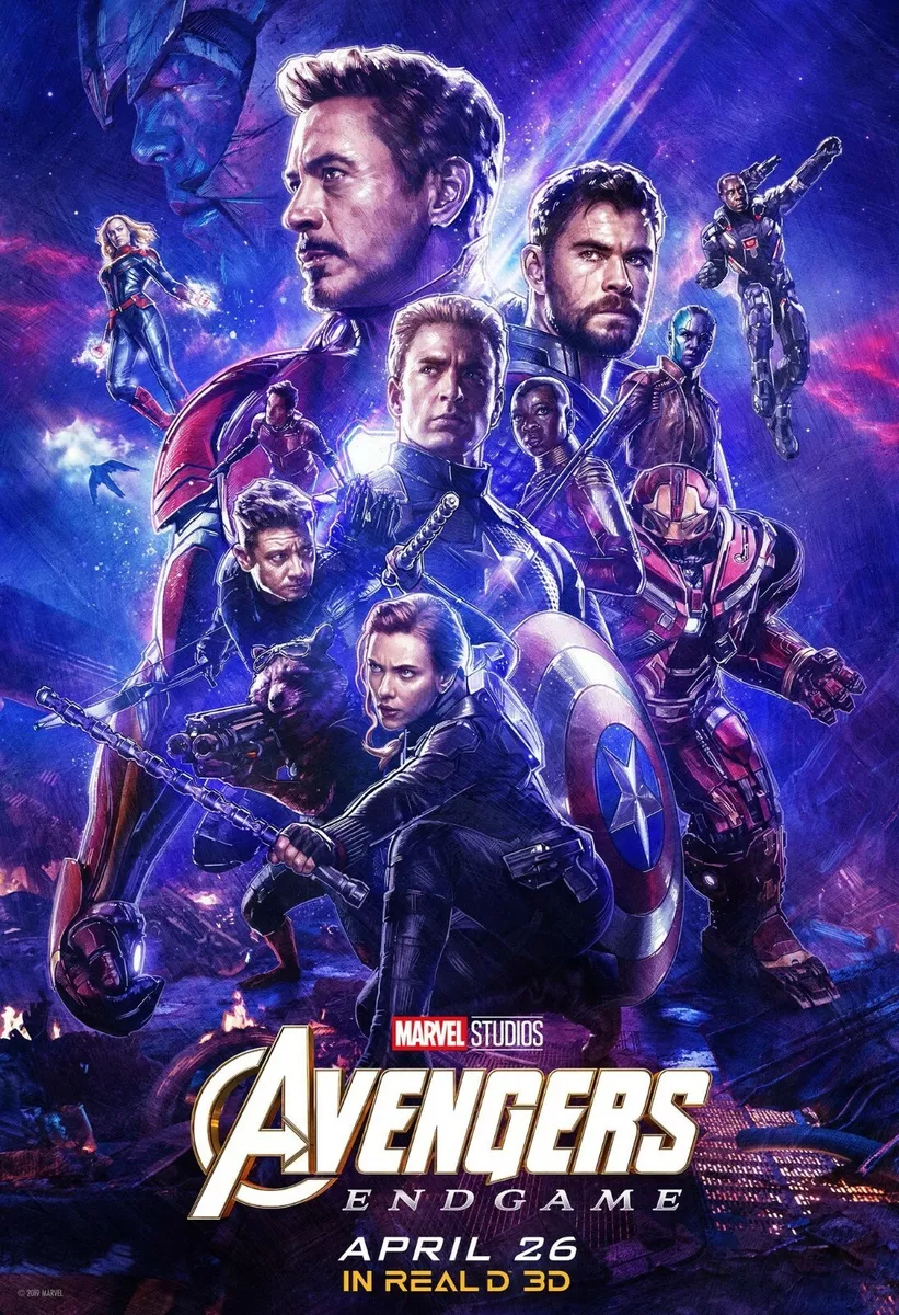 AVENGERS ENDGAME 11x17 MOVIE POSTER PRINT #2